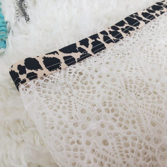 VS Sexy White Animal Print Logo waist SHORTIE - Picture 2 of 4